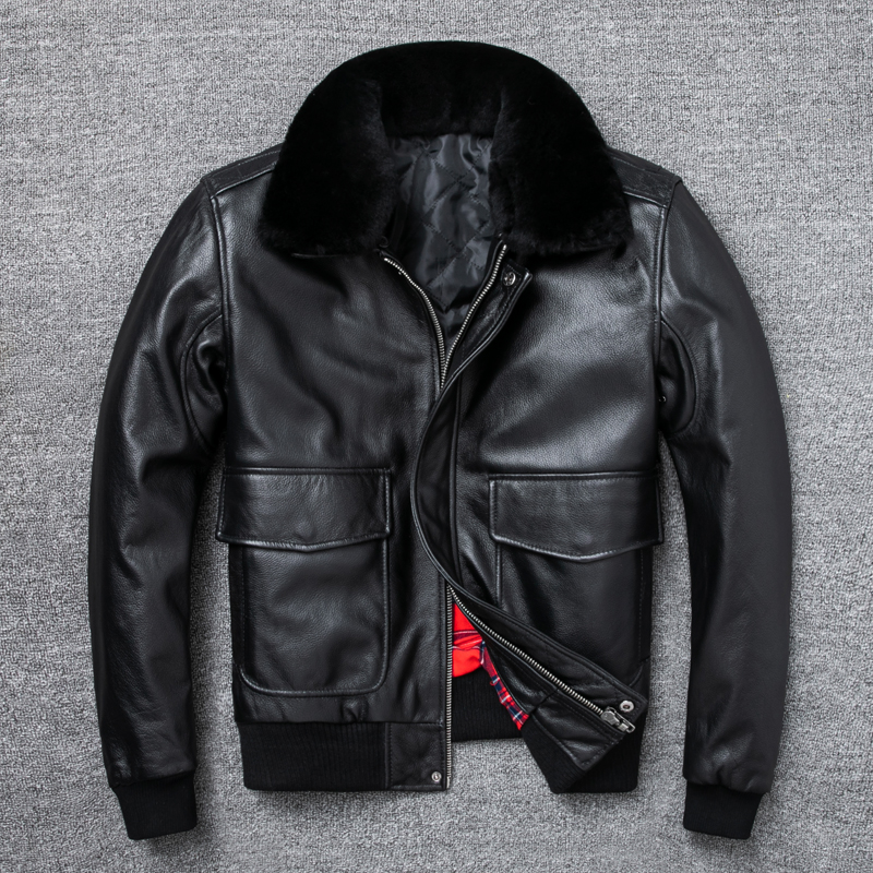 Men's Genuine Leather Motor Cycle Jacket