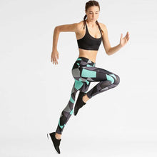 Laden Sie das Bild in den Galerie-Viewer, Women&#39;s Diamond Box Nine-point Sports Leggings
