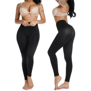 High waist plain leggings