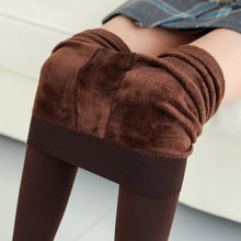 Cargar imagen en el visor de la galería, Fashionable Warm Fur Leggings Winter Body Legs Keep Warm
