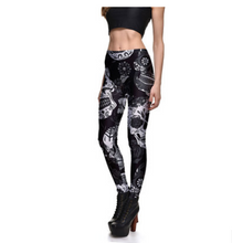 Last inn bildet i Galleri-visningsprogrammet, Leggings Fitness High Quality Women&#39;s Purple Skull Vines Evil Legging Sexy Stretch Digital Print Pants Cool Trousers
