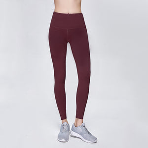 Solid color fitness pants