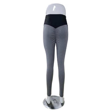 Afbeelding in Gallery-weergave laden, Black and gray stitching yoga leggings
