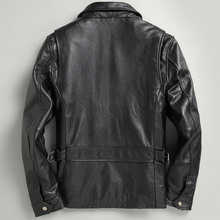 Lataa kuva Galleria-katseluun, Men&#39;s Genuine Leather Jacket
