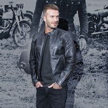 Load image into Gallery viewer, David Beckham Genuine Leather Slim Fit Jacket
