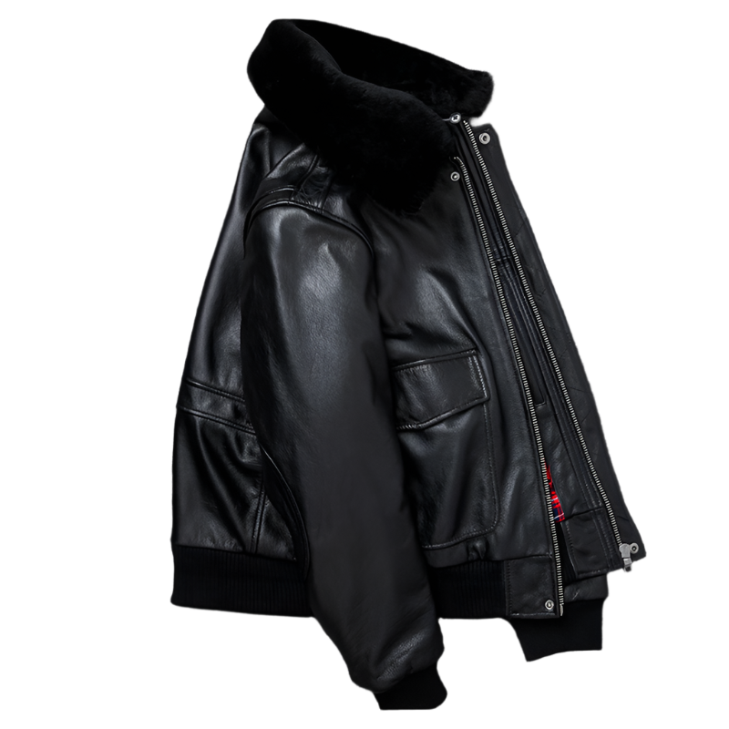Men's Genuine Leather Motor Cycle Jacket
