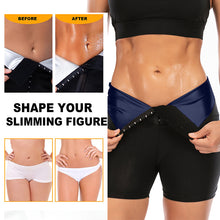 Carica l&#39;immagine nel visualizzatore di Gallery, Slimming Pants Waist Trainer Shapewear Tummy Hot Thermo Sweat Leggings Fitness Workout Sweat Sauna Pants Body Shaper
