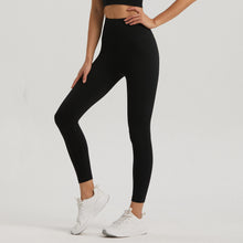 Carica l&#39;immagine nel visualizzatore di Gallery, Lycra Pocket Peach High-waisted Nine-point Leggings
