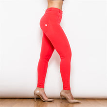 Carica l&#39;immagine nel visualizzatore di Gallery, shascullfites melody red shaping leggings workout  booty lifting leggings yoga pants
