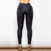 Afbeelding in Gallery-weergave laden, Shascullfites Melody Booty Lifting Yoga Pants Workout Peach Lift Leggings Gray Jeggings
