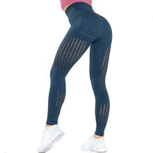 Charger l&#39;image dans la galerie, High waist yoga pants women&#39;s knit
