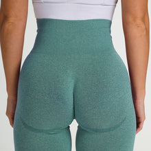 Carica l&#39;immagine nel visualizzatore di Gallery, Fitness Seamless Knitted Hip Buttocks Moisture Wicking Leggings
