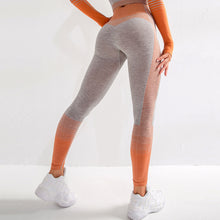 Lataa kuva Galleria-katseluun, Gym High Waist Leggings Women Knitted Workout Running Yoga Pants
