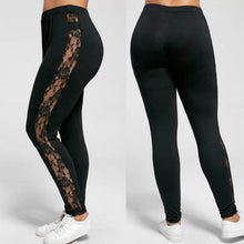 Load image into Gallery viewer, Plus Size Sexy Women Holllow Out Lace Leggings
