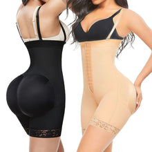 Charger l&#39;image dans la galerie, High Waisted Body Pants Crotch Zipper Tummy Lifting Pants Waist Trimming Shapewear Bodysuit Enhancement
