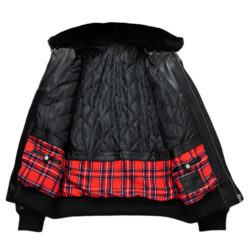 Men's Genuine Leather Motor Cycle Jacket