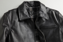 Indlæs billede til gallerivisning Men&#39;s Genuine Leather Jacket
