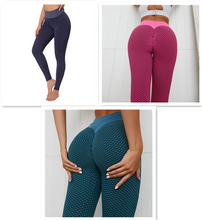 Cargar imagen en el visor de la galería, Plaid Leggings Fitness Yoga Pants For Women
