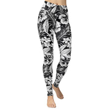 Laden Sie das Bild in den Galerie-Viewer, Black And White Sports Leggings Yoga Pants
