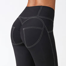 Carica l&#39;immagine nel visualizzatore di Gallery, Pleated Yoga Pants High Waist Sports Leggings
