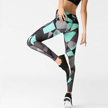 Laden Sie das Bild in den Galerie-Viewer, Women&#39;s Diamond Box Nine-point Sports Leggings
