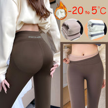 Carica l&#39;immagine nel visualizzatore di Gallery, Fleece Thickened Leggings Winter -20 To 5 Shark Pants For Women High Waist Tight Skinny Tummy Control Buttocks Slimming Yoga Pants
