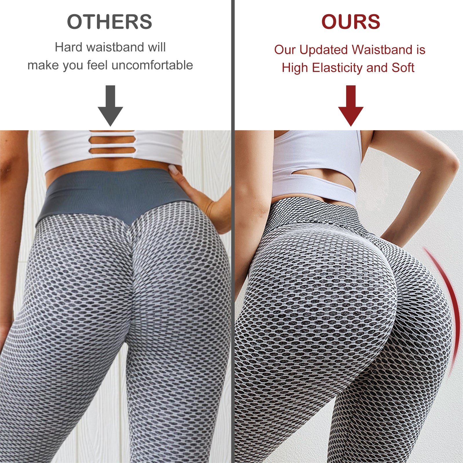 Women Butt Lifting Workout Tights Leggings – Leather Right