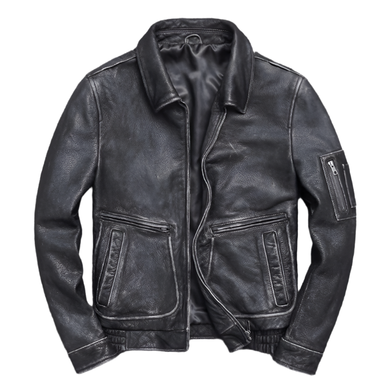 Men's Genuine Leather Jacket