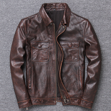Load image into Gallery viewer, Men&#39;s Genuine Leather Jacket
