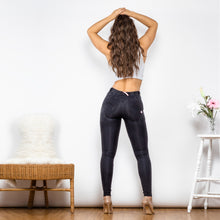 Carica l&#39;immagine nel visualizzatore di Gallery, Shascullfites Melody Booty Lifting Yoga Pants Workout Peach Lift Leggings Gray Jeggings
