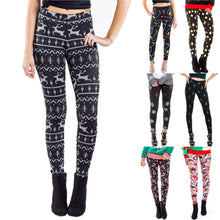 Charger l&#39;image dans la galerie, Christmas Costume Printed Slim-fit Trousers
