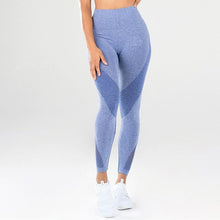 Carica l&#39;immagine nel visualizzatore di Gallery, New mesh stitching hip yoga pants sports fitness pants sexy hips leggings
