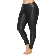 Load image into Gallery viewer, Gold glittering leggings
