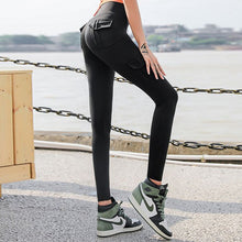 Cargar imagen en el visor de la galería, High Waist Leggings with Pockets Workout Gym
