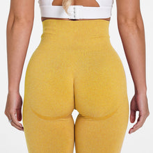 Cargar imagen en el visor de la galería, Fitness Seamless Knitted Hip Buttocks Moisture Wicking Leggings
