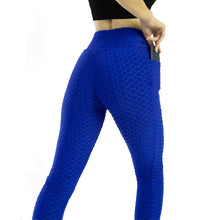 Cargar imagen en el visor de la galería, Fitness Yoga Pants Women Leggings With Pocket Running Sports
