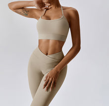 Indlæs billede til gallerivisning Threaded European And American Tight Yoga Pants For Outer Wear
