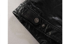 Indlæs billede til gallerivisning Men&#39;s Genuine Goatskin Leather Jacket
