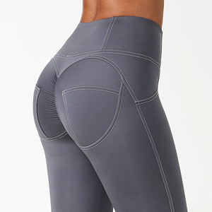 Pleated yoga outlet pants