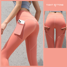 Laden Sie das Bild in den Galerie-Viewer, Gym Sport Seamless Leggings With Pockets
