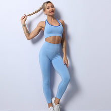 Cargar imagen en el visor de la galería, Beauty Back Sports Bra Sports Leggings Fitness Pants Yoga Suit
