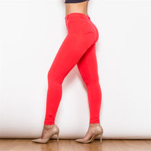 Carica l&#39;immagine nel visualizzatore di Gallery, shascullfites melody red shaping leggings workout  booty lifting leggings yoga pants
