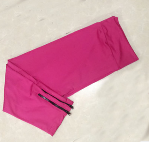 Seven-Point Zipper Sports Pant wnomen's Casual Leggings