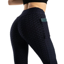 Cargar imagen en el visor de la galería, Fitness Yoga Pants Women Leggings With Pocket Running Sports
