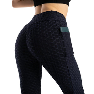 Fitness Yoga Pants Women Leggings With Pocket Running Sports