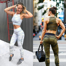 Indlæs billede til gallerivisning Women&#39;s WISH Yoga Hot Style Camouflage Print Leggings Women
