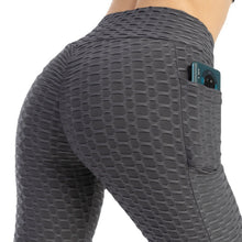 Cargar imagen en el visor de la galería, Fitness Yoga Pants Women Leggings With Pocket Running Sports
