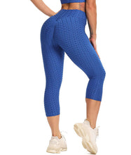 Last inn bildet i Galleri-visningsprogrammet, Women Cropped High Waisted Yoga Pants Bubble Hip Butt Lifting Leggings
