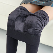 Cargar imagen en el visor de la galería, Fashionable Warm Fur Leggings Winter Body Legs Keep Warm
