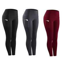 Last inn bildet i Galleri-visningsprogrammet, Women Compression Skinny Fitness Leggings Women Stretch Sportswear Casual Leggings Pants with Pocket
